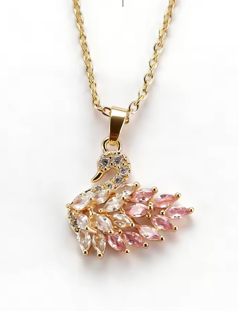 Collier swan élégant pour femme