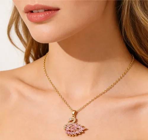 Collier swan élégant pour femme