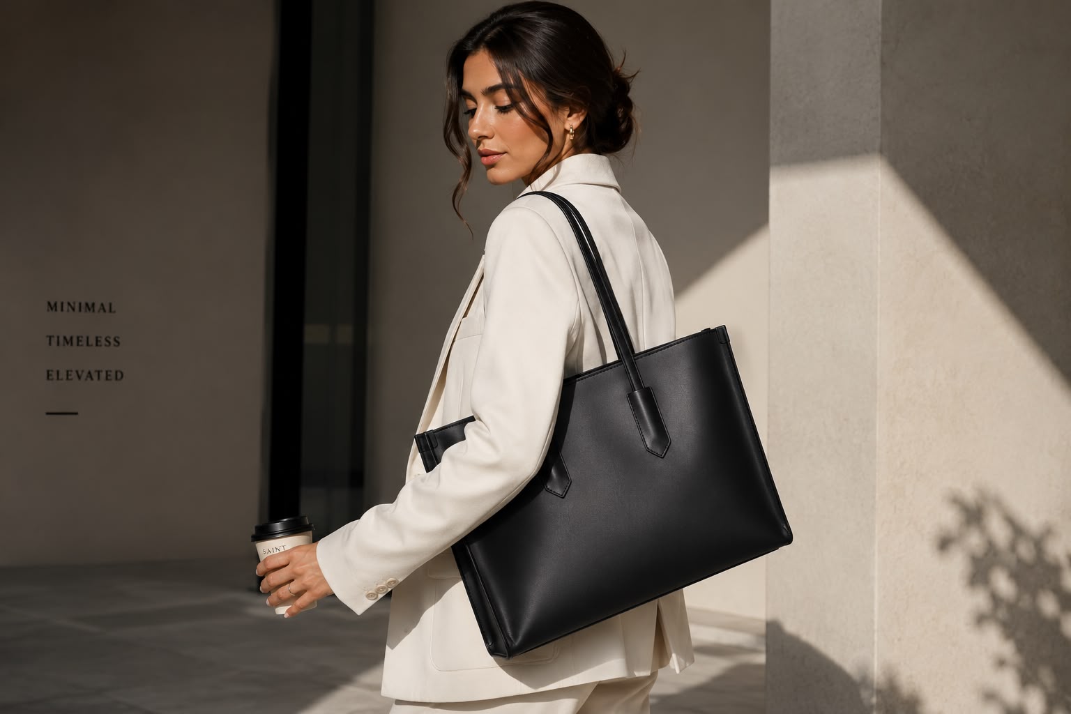 Sac Cabas Élégance – Le compagnon idéal du quotidien 🖤